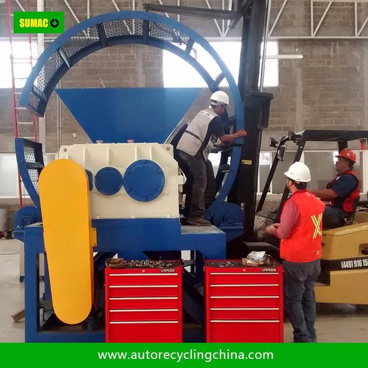 Scrap Tire Recycling Machine